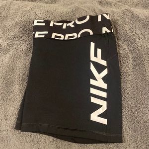 Nike Pro Spandex, Black, Women’s Medium, 3” inseam